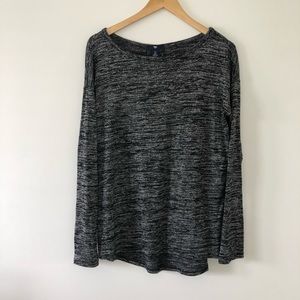 Long sleeve heather gray gap shirt